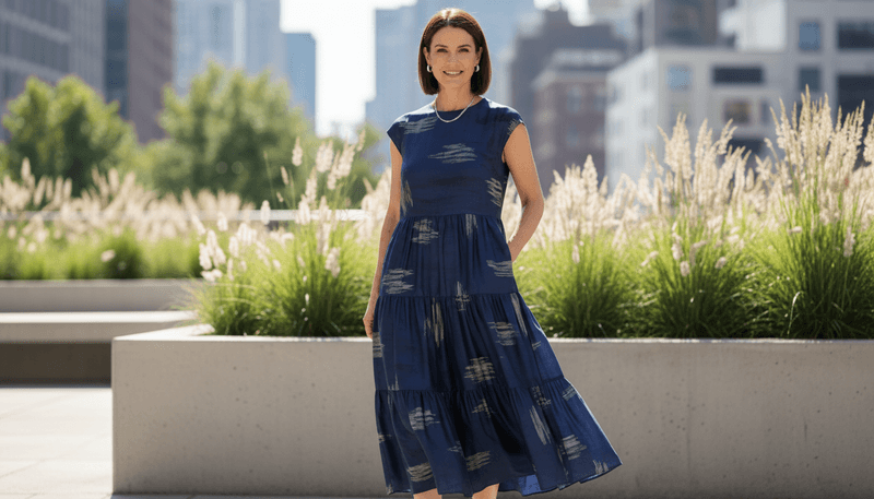 Tiered Midi Dress (Modern Cut)