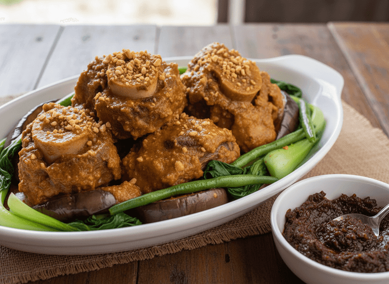 Kare-Kare (Oxtail Peanut Stew)