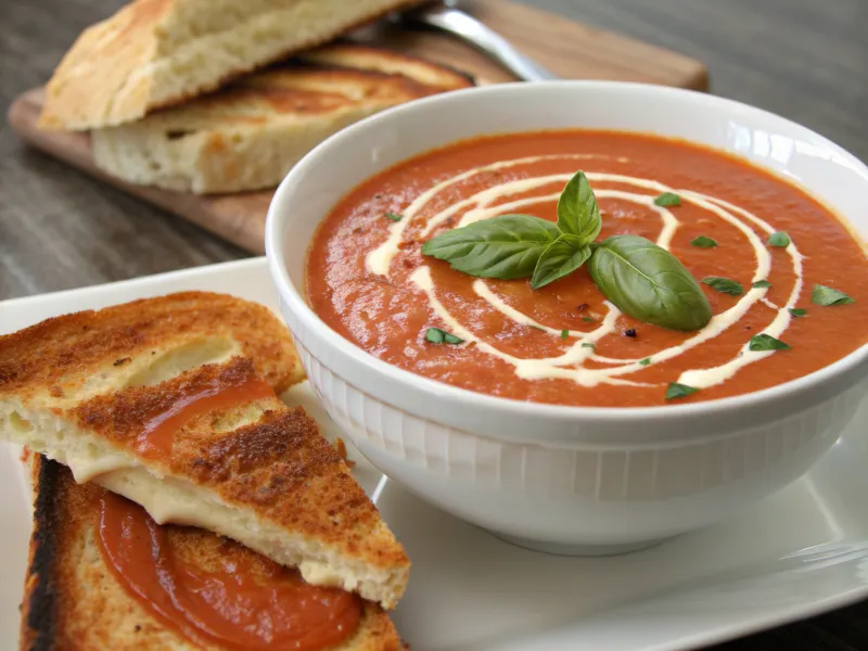 Tomato Soup (Thick & Creamy)
