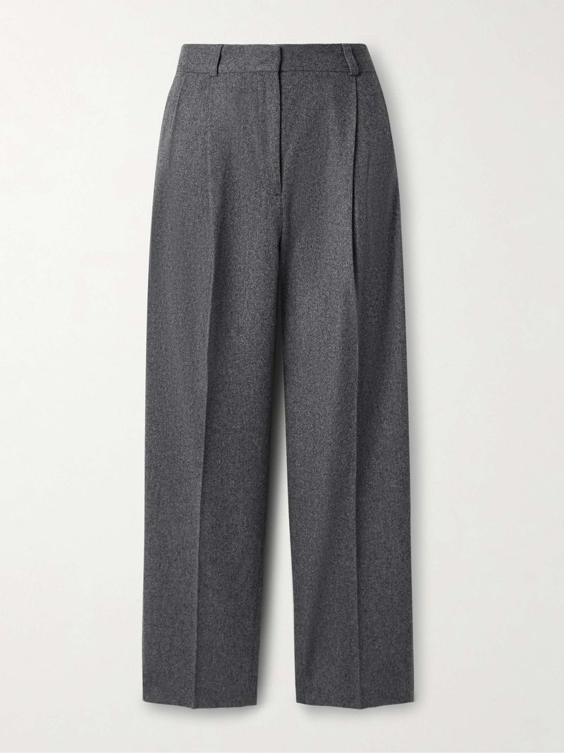 Totême Tailored Wide-Leg Wool Pants