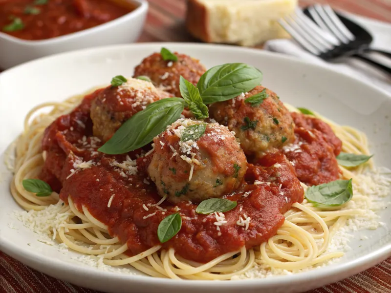 Turkey Meatballs in Marinara