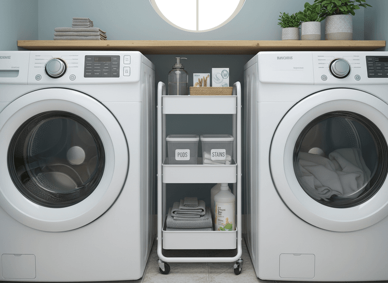 Upgrade to a Slim Rolling Cart Between Machines