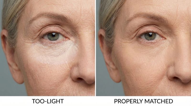 Using Too-Light Concealer