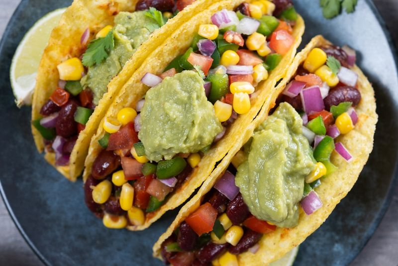 Vegan Tacos (Beans or Mushrooms)