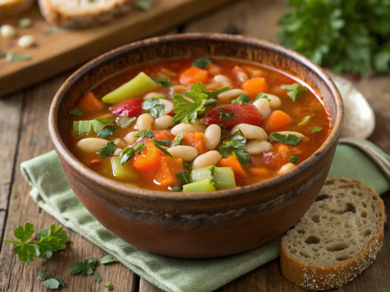 Vegetable Soup or Bean Soup