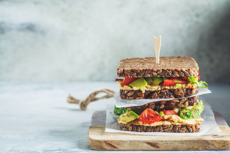 Veggie & Hummus Sandwich