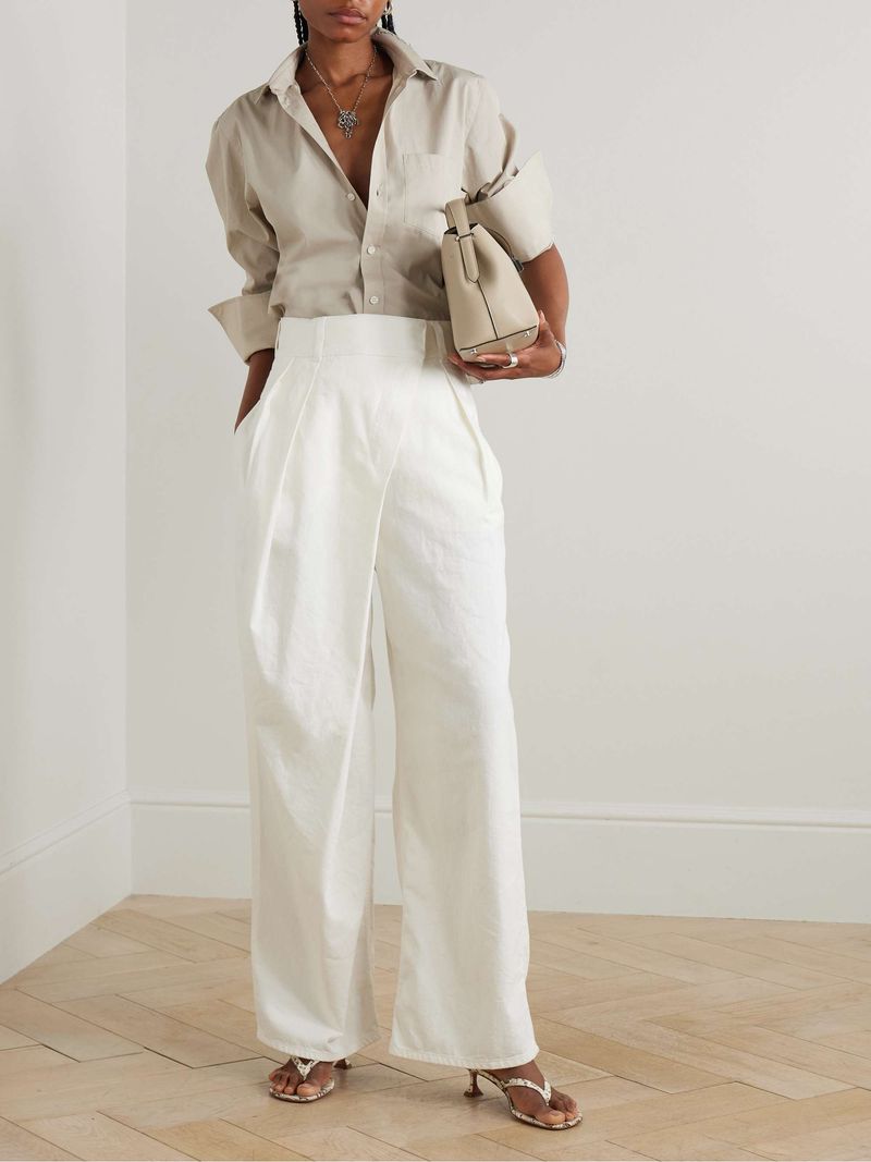 Victoria Beckham Cotton-Poplin Shirt