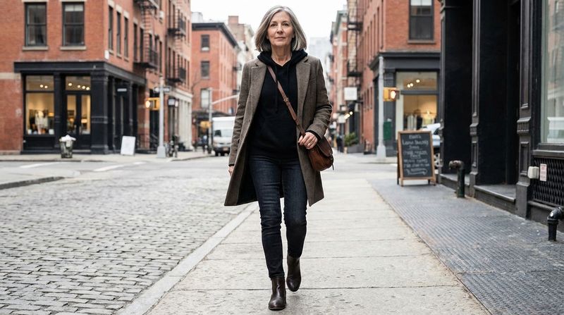 Wear It with Dark, Well-Fitted Denim