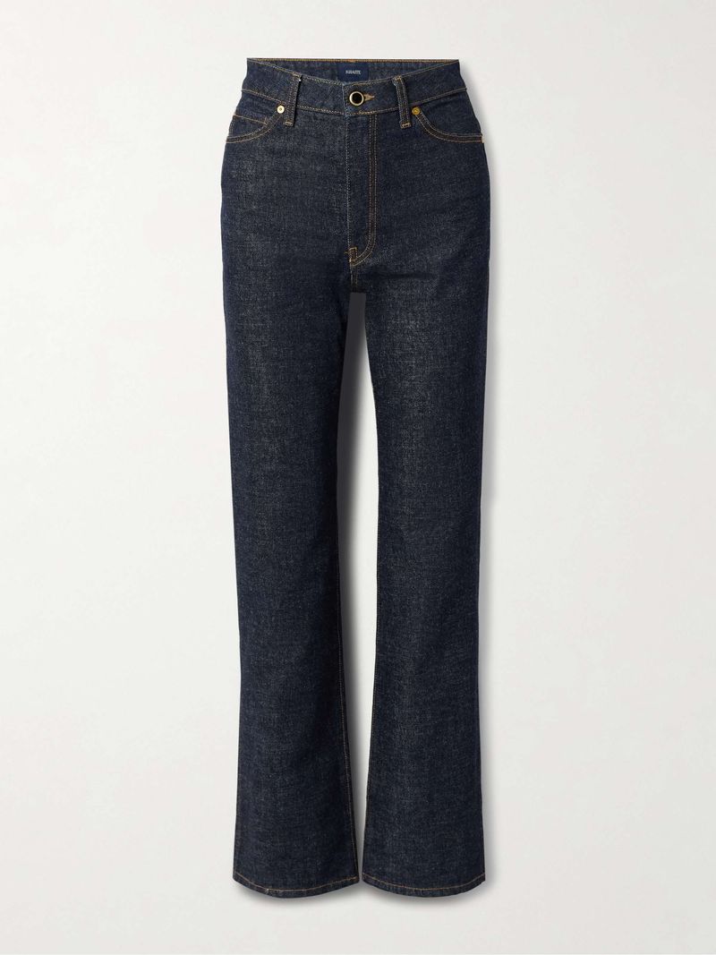 Well-Fitted Dark-Wash Jeans