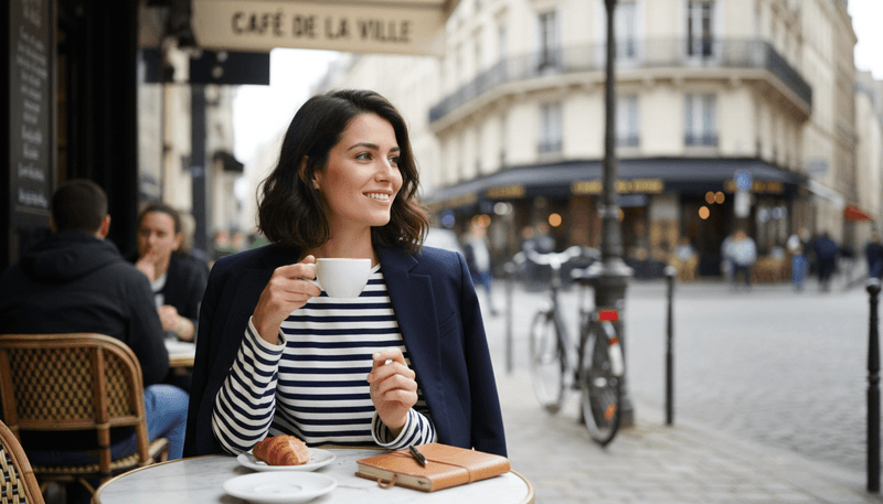 A Striped Breton Top