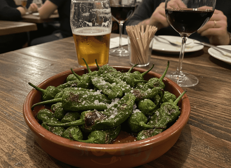 Pimientos de Padrón with Sea Salt