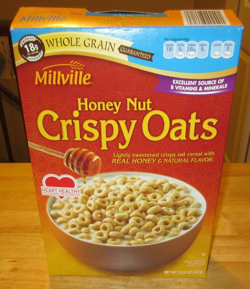 Aldi Millville Honey Nut O's Cereal