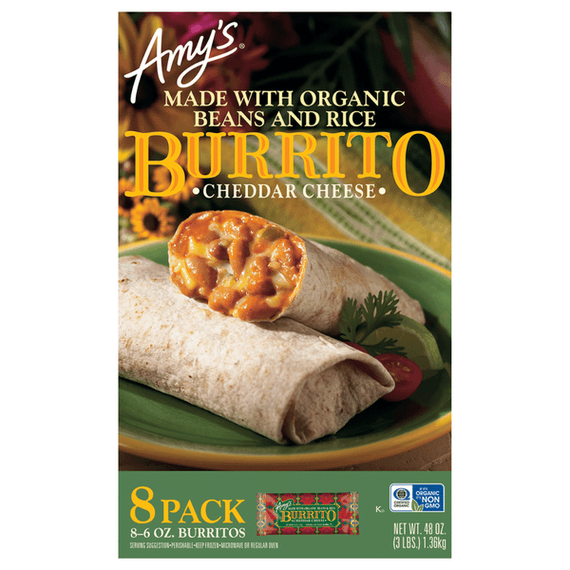 Amy's Kitchen Bean and Cheese Burritos