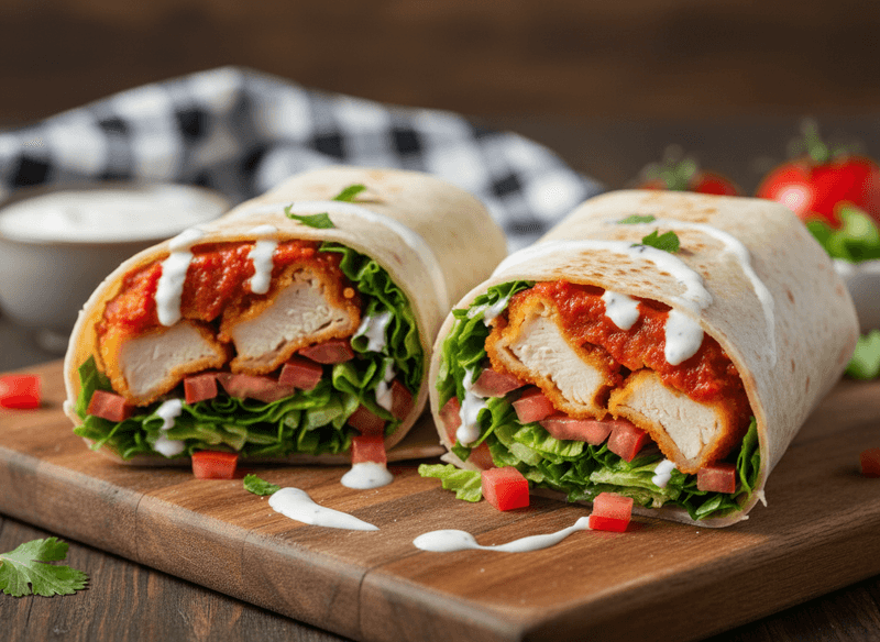 Buffalo Chicken Wraps