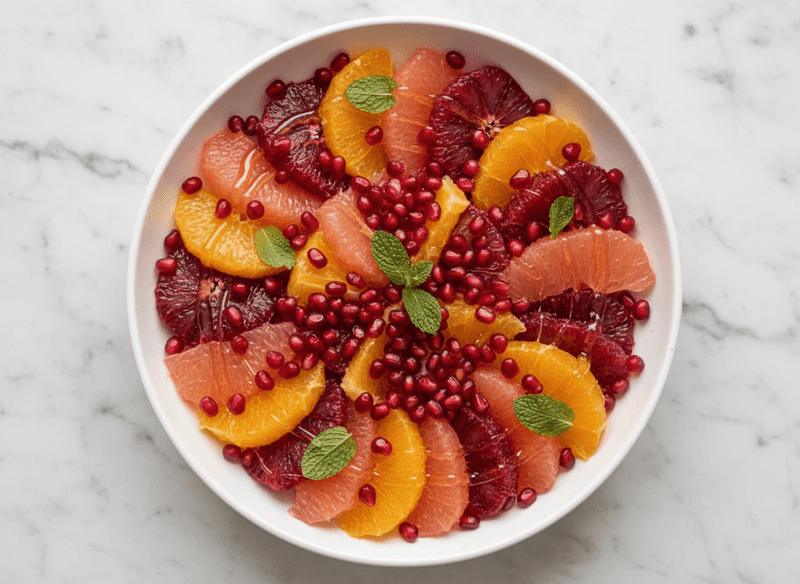 Citrus and Pomegranate Salad with Mint