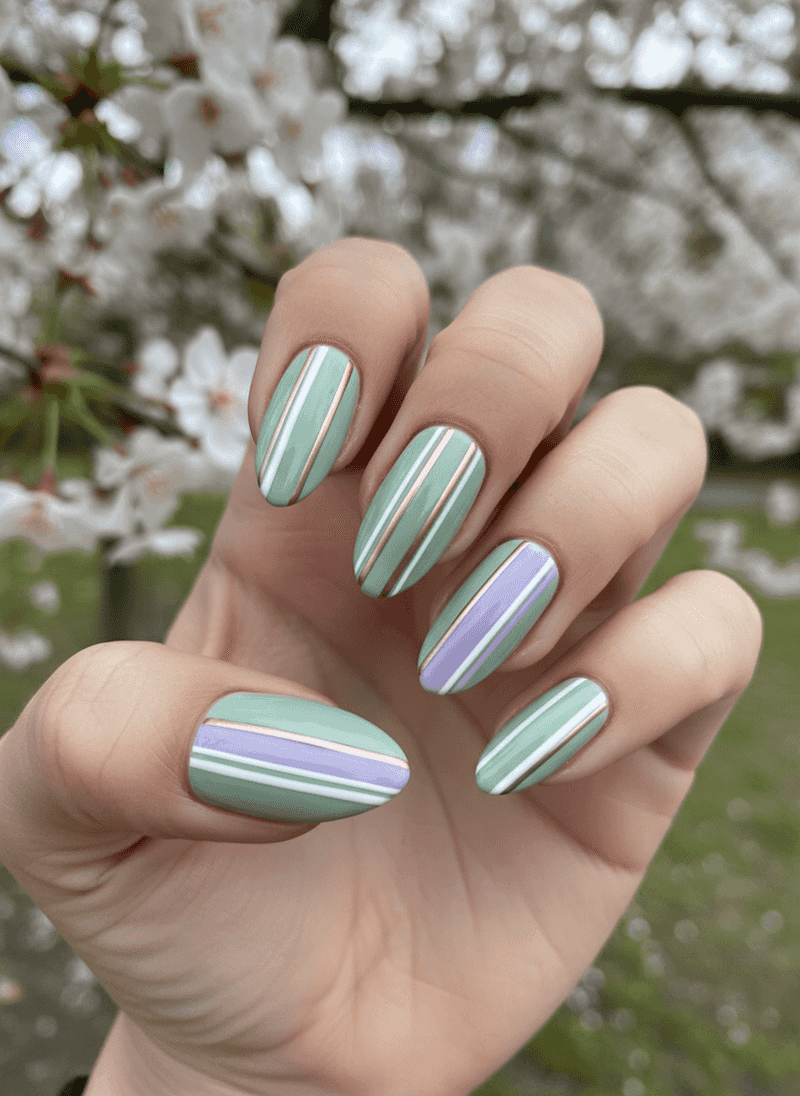 Modern Striped Nails – Refined Lines with a Fresh Twist