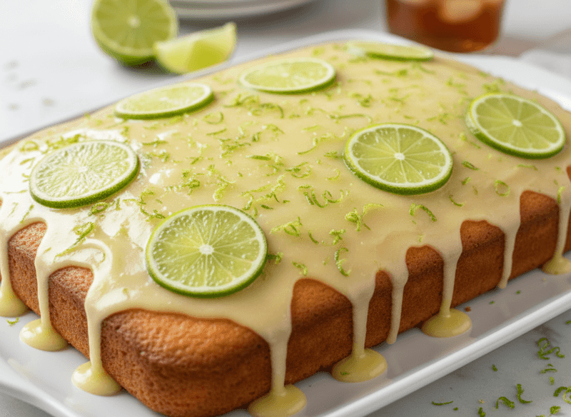 Key Lime Sheet Cake