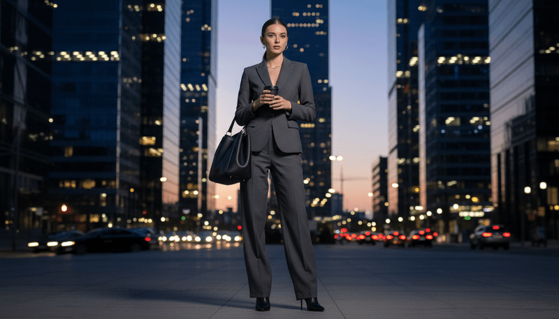 Blazer + Wide-Leg Pants