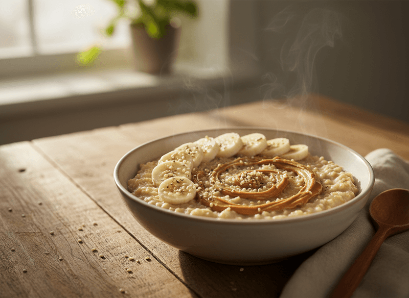 Peanut Butter Banana Balance Bowl
