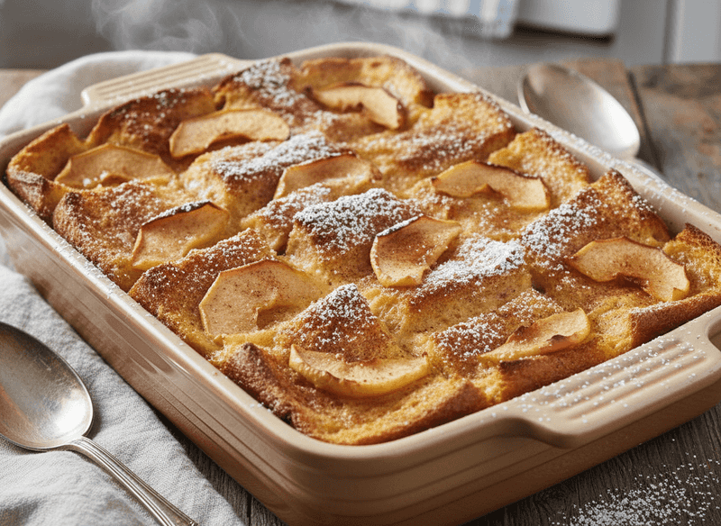 Apple Cinnamon French Toast Casserole for Soft Mornings