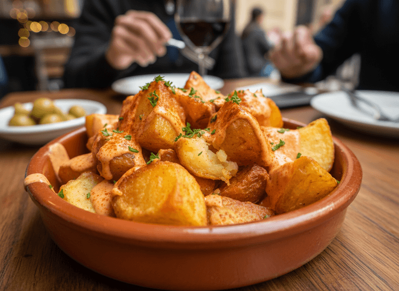 Patatas Bravas with Smoked Paprika Aioli