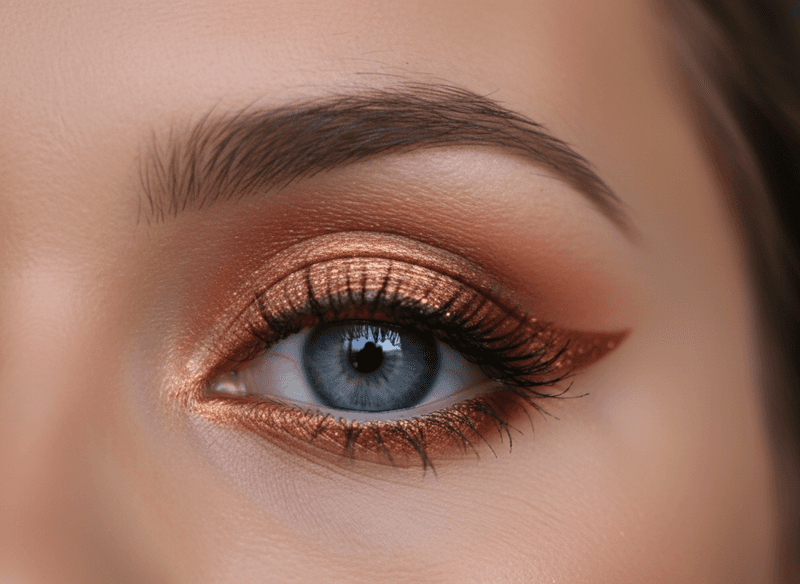 Copper – Perfect Contrast for Blue Eyes