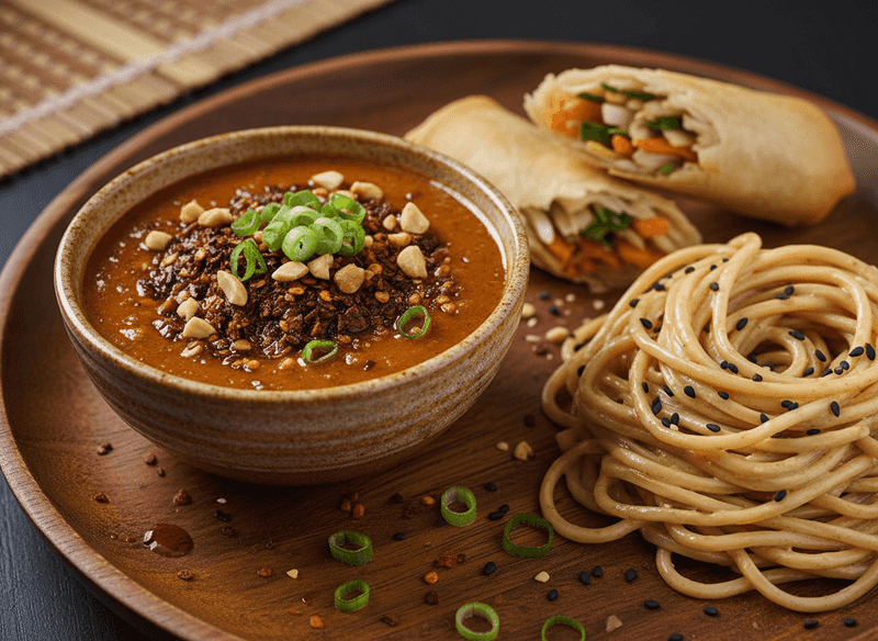 Spicy Peanut–Chili Crisp Sauce