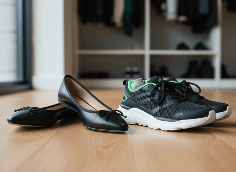 Sneakers to Classic Ballet Flats