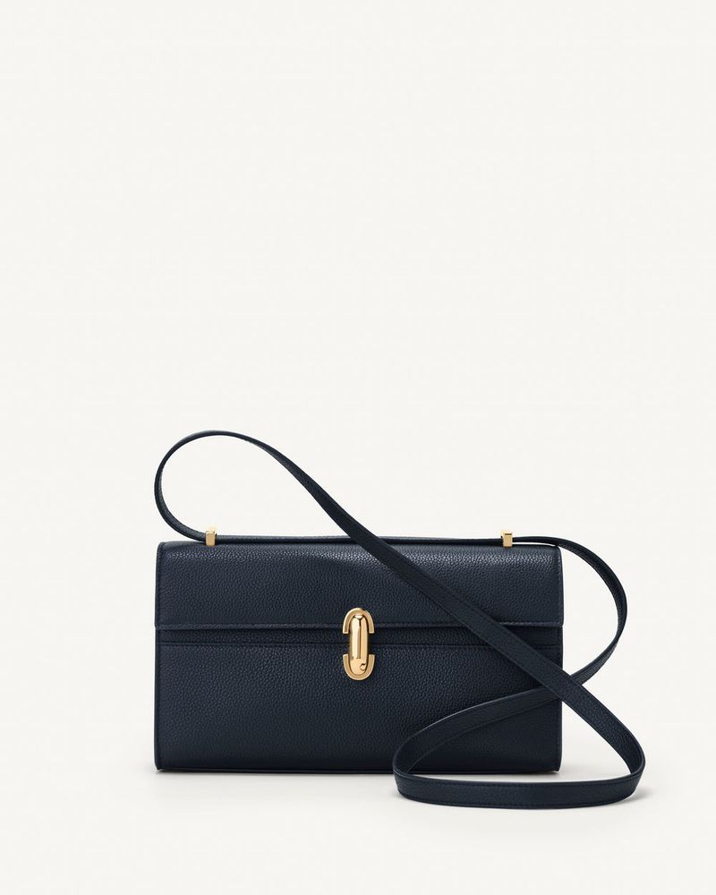 Chanel Savette Symmetry 26 Leather Crossbody Bag