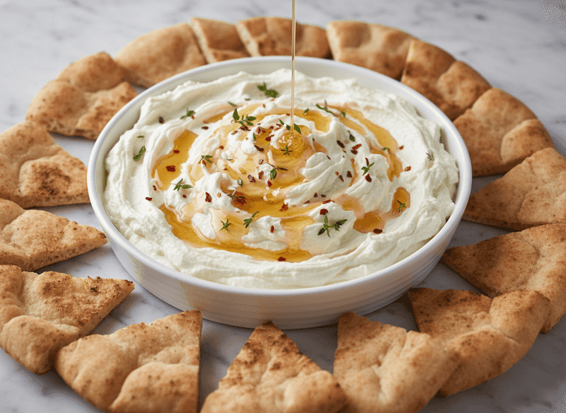 Whipped Feta with Hot Honey