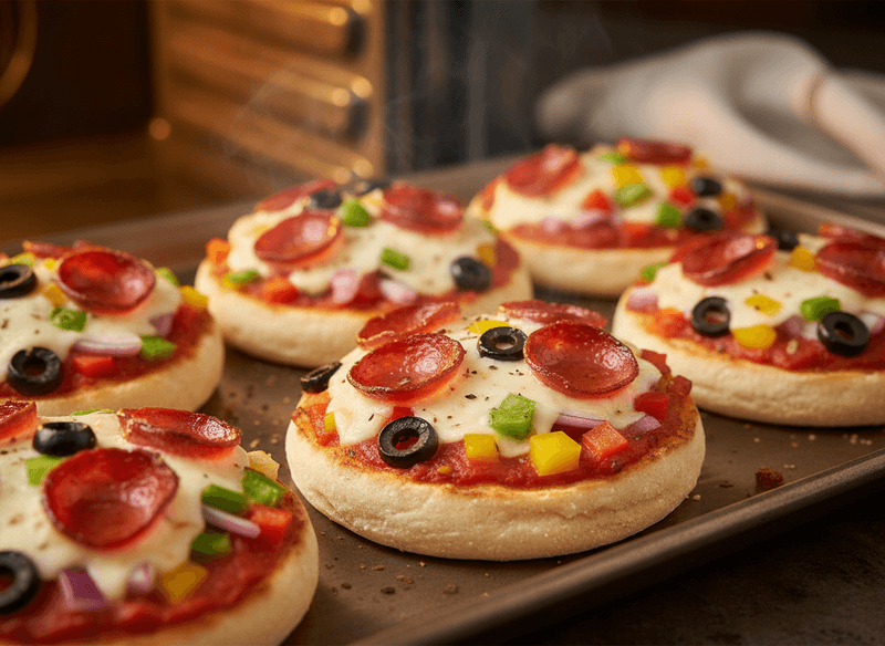 DIY Pizza English Muffins