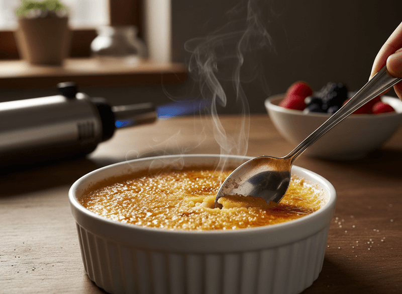 Keto Crème Brûlée (Monk Fruit Sweetened)