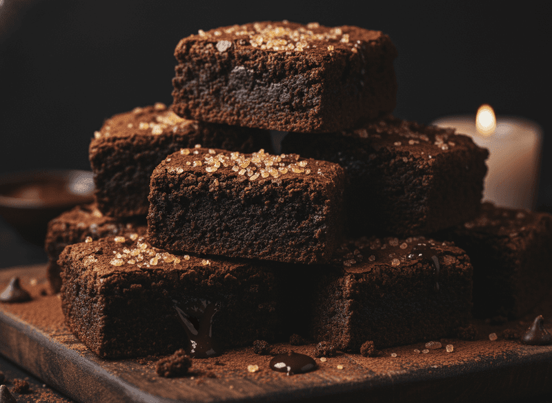 Ultra-Rich Chocolate Brownies with Toasted Sugar