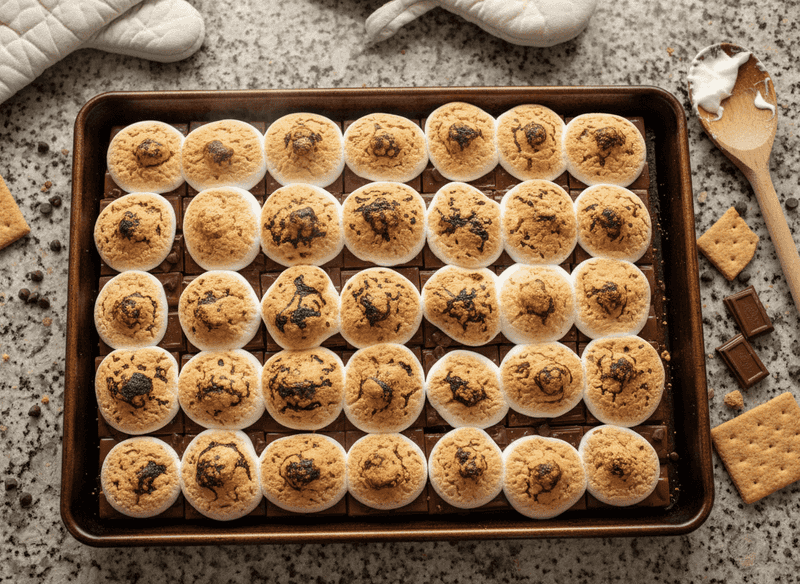 Oven-Baked Sheet Pan S'mores