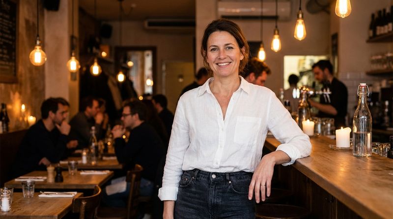 Classic White Button-Down with Jeans