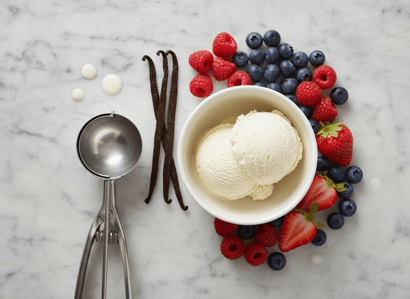 Keto Ice Cream (Custard-Style, No Sugar Added)