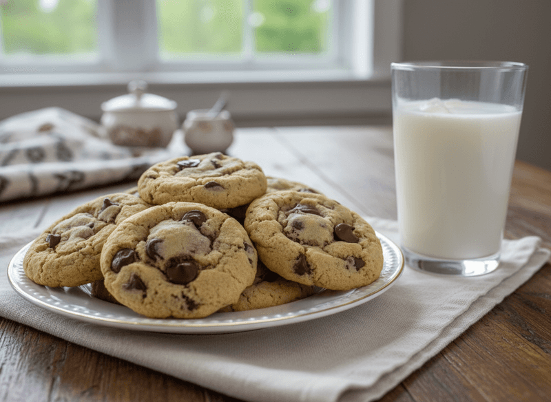 Chocolate Chip Cake Mix Cookies
