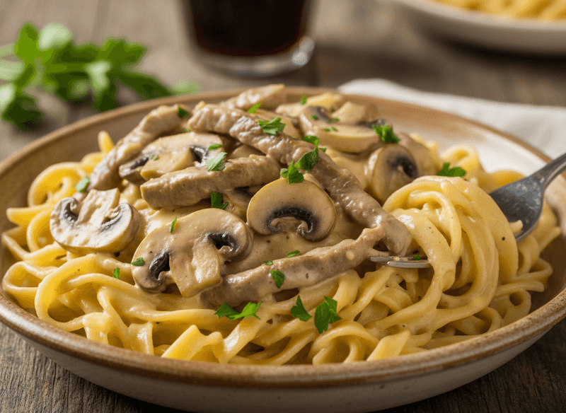 Beef Stroganoff