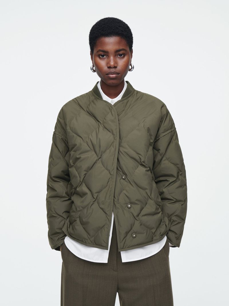 Cos Oversized Quilted Jacket
