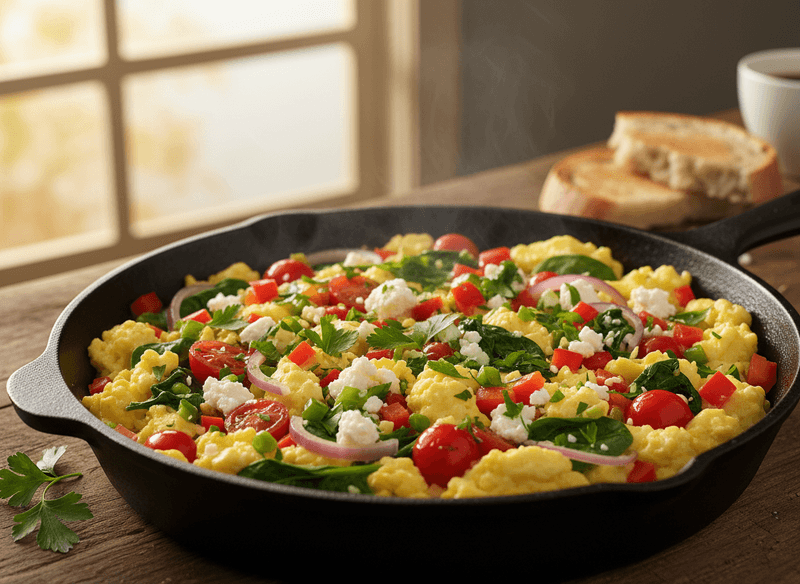 Savory Vegetable Egg Scramble