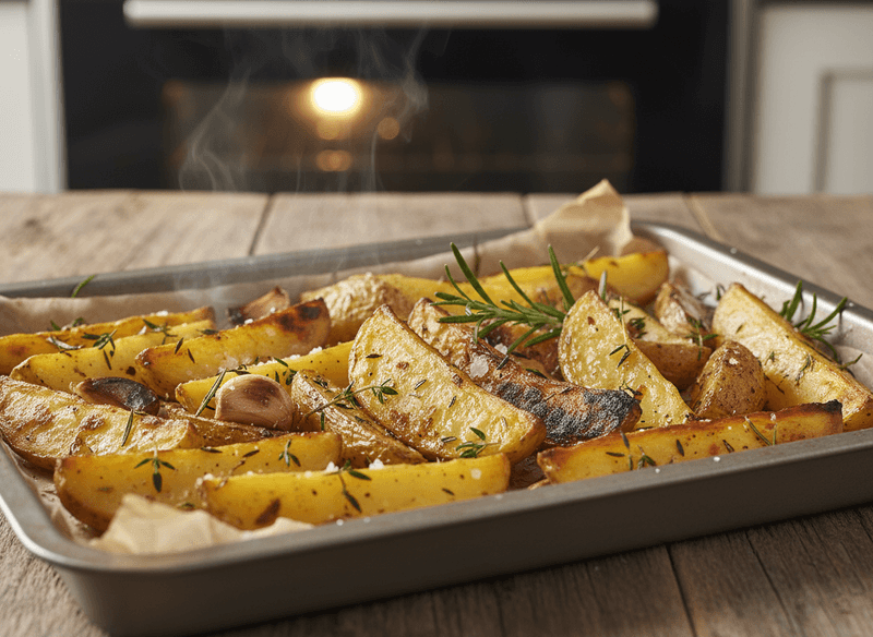 Golden Sheet-Pan Roasted Potatoes with Herbs