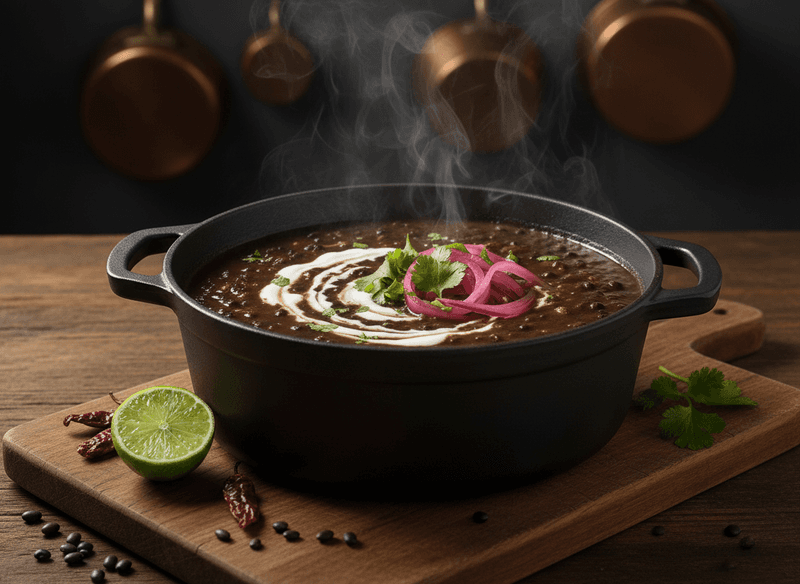 Spicy Chipotle Black Bean Soup
