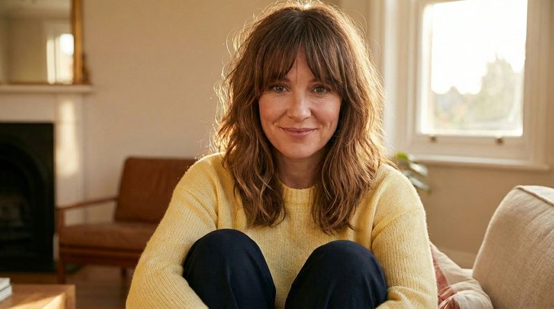 Curtain Bangs with Layers