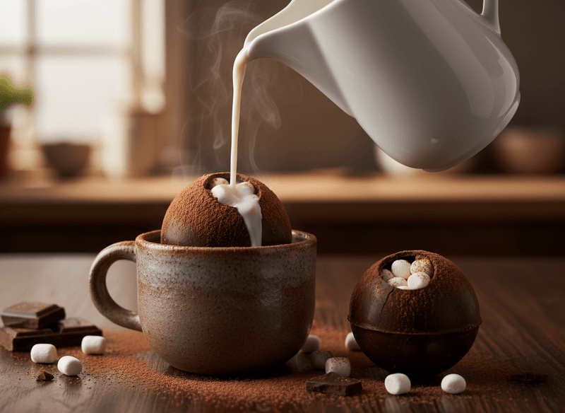 Hot Chocolate Bombs (Dark Chocolate)