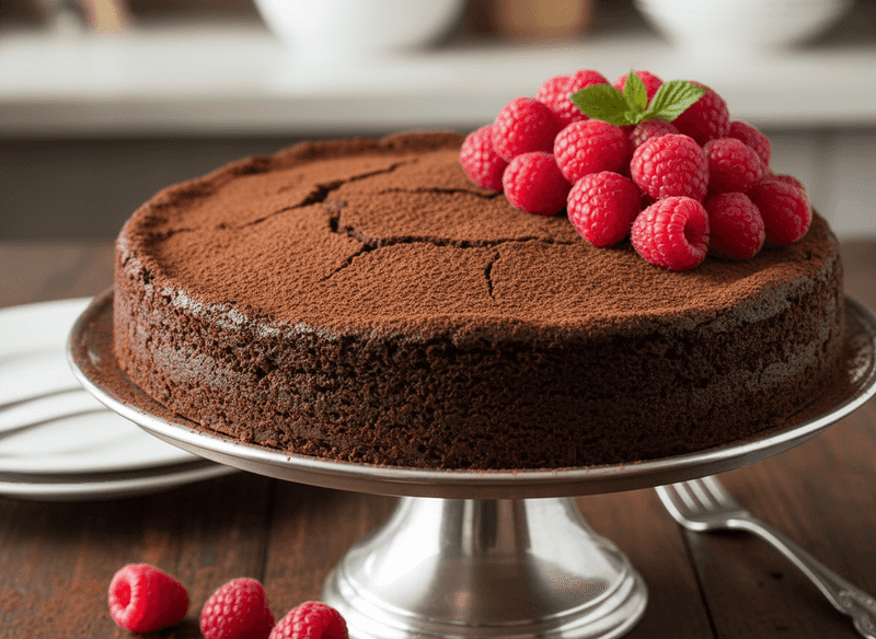 Flourless Dark Chocolate Cake