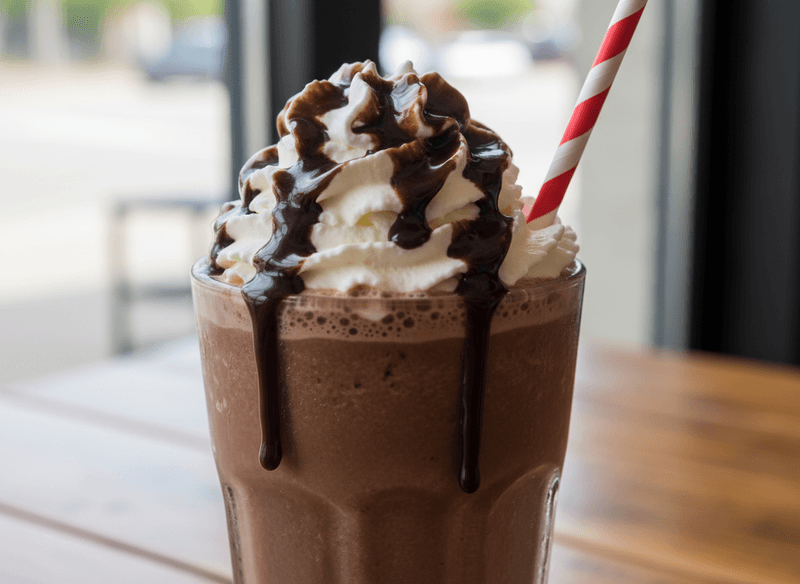 Dark Chocolate Milkshake