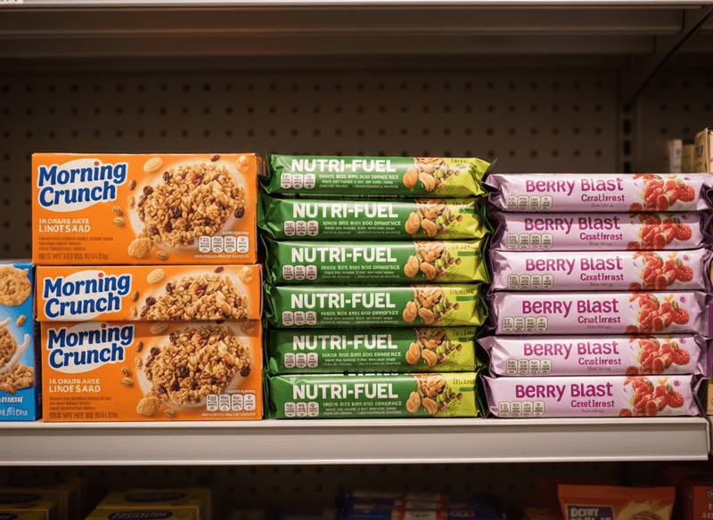 Sugary Breakfast Cereal Bars Disguised as Healthy Snacks