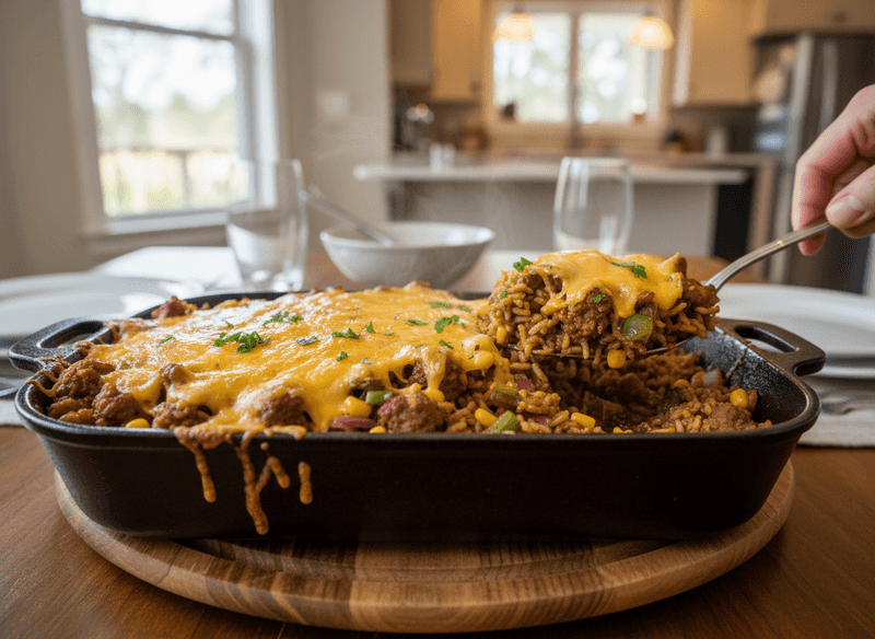 Cajun Dirty Rice Casserole