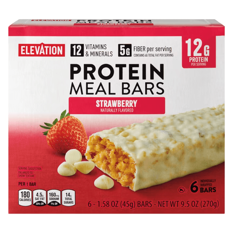 Elevation Strawberry Protein Meal Bars