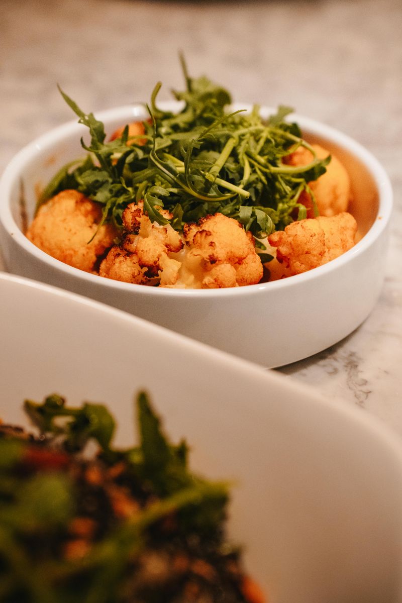 Farro Bowl with Roasted Cauliflower